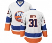 CCM New York Islanders #31 Billy Smith Premier White Throwback NHL Jersey