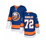 Men Adidas New York Islanders #72 Anthony Beauvillier Royal Blue Home Authentic Stitched NHL Jersey