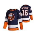 Men's New York Islanders #16 Andrew Ladd Navy Blue 2020-21 Reverse Retro Alternate Hockey Jersey