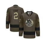 New York Islanders #2 Nick Leddy Green Salute to Service Stitched NHL Jersey