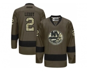 New York Islanders #2 Nick Leddy Green Salute to Service Stitched NHL Jersey