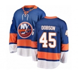 New York Islanders #45 Noah Dobson Fanatics Branded Royal Blue Home Breakaway NHL Jersey