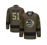 New York Islanders #51 Frans Nielsen Green Salute to Service Stitched NHL Jersey