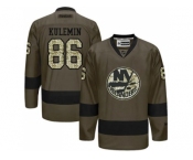 New York Islanders #86 Nikolay Kulemin Green Salute to Service Stitched NHL Jersey