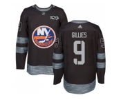 New York Islanders #9 Clark Gillies Black 1917-2017 100th Anniversary Stitched NHL Jersey