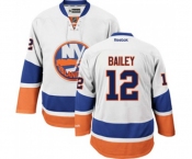 Reebok New York Islanders #12 Josh Bailey Authentic White Away NHL Jersey