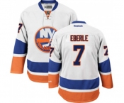 Reebok New York Islanders #7 Jordan Eberle Authentic White Away NHL Jersey