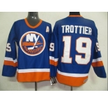 nhl jerseys new york islanders #19 trottier blue[ccm]