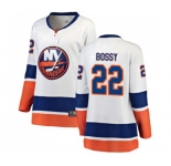 Women New York Islanders #22 Mike Bossy Fanatics Branded White Away Breakaway NHL Jersey