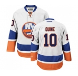 Women Reebok New York Islanders #10 Alan Quine Authentic White Away NHL Jersey