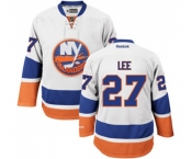 Women Reebok New York Islanders #27 Anders Lee Authentic White Away NHL Jersey