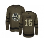 Youth Adidas New York Islanders #16 Andrew Ladd Green Salute to Service Stitched NHL Jersey