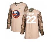Youth Adidas New York Islanders #22 Mike Bossy Camo Authentic 2017 Veterans Day Stitched NHL Jersey