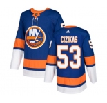 Youth Adidas New York Islanders #53 Casey Cizikas Authentic Royal Blue Home NHL Jersey