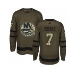 Youth Adidas New York Islanders #7 Jordan Eberle Green Salute to Service Stitched NHL Jersey