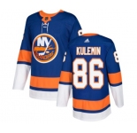 Youth Adidas New York Islanders #86 Nikolay Kulemin Premier Royal Blue Home NHL Jersey