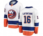 Youth New York Islanders #16 Pat LaFontaine Fanatics Branded White Away Breakaway NHL Jersey