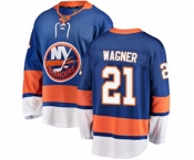Youth New York Islanders #21 Chris Wagner Fanatics Branded Royal Blue Home Breakaway NHL Jersey