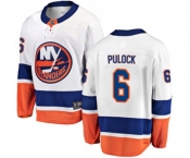 Youth New York Islanders #6 Ryan Pulock Fanatics Branded White Away Breakaway NHL Jersey