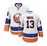 Youth Reebok New York Islanders #13 Mathew Barzal Authentic White Away NHL Jersey