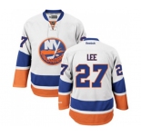 Youth Reebok New York Islanders #27 Anders Lee Authentic White Away NHL Jersey