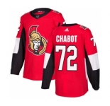 Men's Ottawa Senators #72 Thomas Chabot Red Home Stitched Hockey Jersey