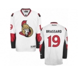 Men's Reebok Ottawa Senators #19 Derick Brassard Authentic White Away NHL Jersey