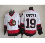 nhl jerseys ottawa senators #19 spezza white[m&n]