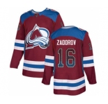 Men's Avalanche #16 Nikita Zadorov Burgundy Home Drift Fashion Stitched Hockey Jersey