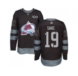 Men's Colorado Avalanche #19 Joe Sakic Black 1917-2017 100th Anniversary Stitched NHL Jersey