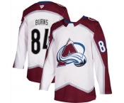 Men's Colorado Avalanche #84 Brent Burns Fanatics Burgundy White Away Jersey