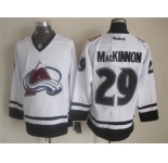 nhl jerseys colorado avalanche #29 nathan mackinnon white-black