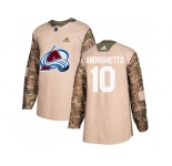 Youth Adidas Colorado Avalanche #10 Sven Andrighetto Camo Authentic 2017 Veterans Day Stitched NHL Jersey