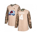 Youth Adidas Colorado Avalanche #4 Tyson Barrie Camo Authentic 2017 Veterans Day Stitched NHL Jersey
