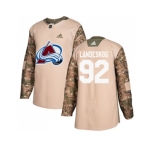 Youth Adidas Colorado Avalanche #92 Gabriel Landeskog Camo Authentic 2017 Veterans Day Stitched NHL Jersey