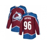 Youth Adidas Colorado Avalanche #96 Mikko Rantanen Burgundy Home Authentic Stitched NHL Jersey