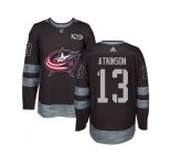 Men Adidas Columbus Blue Jackets #13 Cam Atkinson Black 1917-2017 100th Anniversary Stitched NHL Jersey