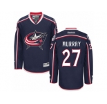 Men Reebok Columbus Blue Jackets #27 Ryan Murray Authentic Navy Blue Home NHL Jersey