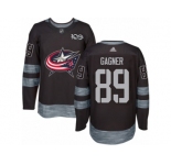 Men's Adidas Columbus Blue Jackets #89 Sam Gagner Authentic Black 1917-2017 100th Anniversary NHL Jersey