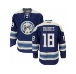 Men's Reebok Columbus Blue Jackets #18 Pierre-Luc Dubois Authentic Navy Blue Third NHL Jersey