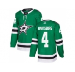 Adidas Dallas Stars #4 Craig Hartsburg Green Home Authentic Stitched NHL Jersey