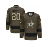 Dallas Stars #20 Dino Ciccarelli Green Salute to Service Stitched NHL Jersey