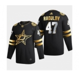 Men's Dallas Stars #47 Alexander Radulov Black Golden Edition Limited Stitched Hockey Jersey