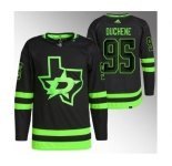Men's Dallas Stars #95 Matt Duchene Black Stitched Jersey