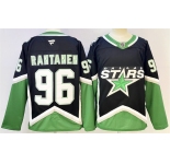 Men's Dallas Stars #96 Mikko Rantanen Black 2025-26 Alternate Stitched Hockey Jersey