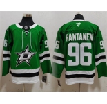Men's Dallas Stars #96 Mikko Rantanen Fanatics Home Green Jersey