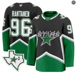 Men's Dallas Stars #96 Mikko Rantanen Throwback Jersey Black