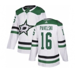 Men's Stars #16 Joe Pavelski White Road Stitched Hockey Jersey
