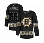 Adidas Boston Bruins #88 David Pastrnak Authentic Black Team Logo Fashion NHL Jersey