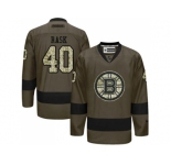 Boston Bruins #40 Tuukka Rask Green Salute to Service Stitched NHL Jersey